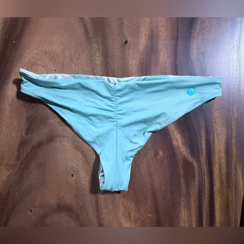 Aqua Green Women’s Bikini Bottom - Classic Low Rise